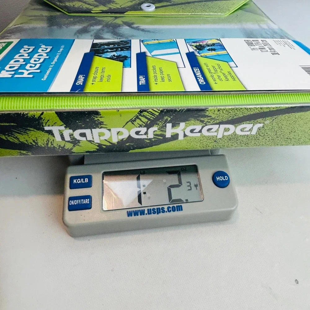 Mead Fun In The Sun Trapper Keeper 1.5 Inch Binder Palm Trees Lime Green 24014